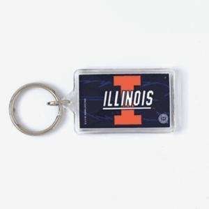  Illinois Acrylic Key Ring: Sports & Outdoors