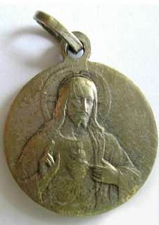 MEDAILLE SACRE COEUR, SCAPULAIRE VIRGO CARMELI Médaille religieuse 