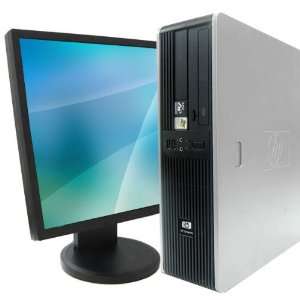  HP DC5750 SFF AMD 64 X2 2 0Ghz 2GB RAM 80GB DVD XP 19 LCD 