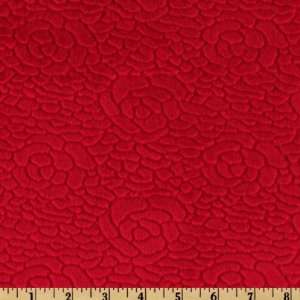  5860 Wide Lamb Cuddle Red Fabric By The Yard: Arts 