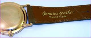 Band Brand new stock Swiss made 18mm genuine leather band in khaki 