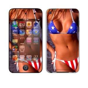  US Flag Bikini Decorative Skin Decal Sticker for Apple 