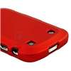 Red Snap on Rubber Hard Coated Phone Case Cover for Blackberry Bold 