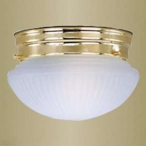  Livex Lighting 6091 02 Brass Flush Mount Brass