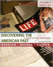 Discovering the American Past A Look at the Evidence   Since 1865 