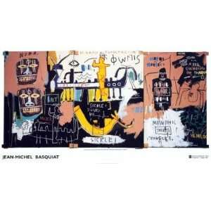  History Of Black People by Jean Michel Basquiat. size 30 