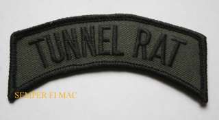 TUNNEL RAT PATCH VIETNAM Afghanistan US MARINES ARMY  