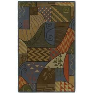    Kaleen Kanha Malawi Blue Rug   6601 17   2 X 3 Home & Kitchen