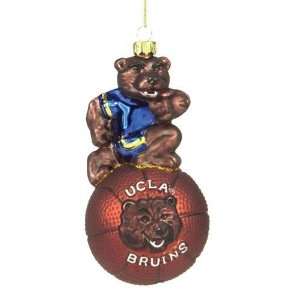  UCLA Bruins Team Spirit Glass Basketball Ornament: Sports 