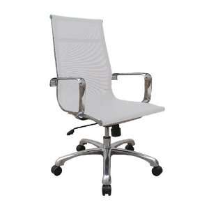  Baez High Back Mesh Office Chair (White): Office Products