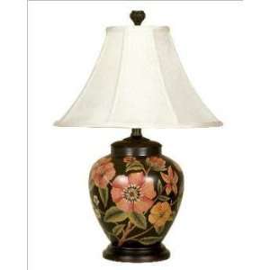 Reliance Lamp 6987 Black And Pink Design Table Lamp: Home 
