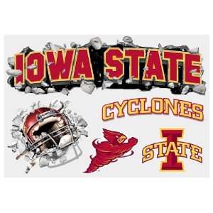    Iowa State Cyclones Multi Logo Wallcrasher: Sports & Outdoors