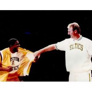  Option #1 Magic Johnson and Larry Bird in Celtics Uniform 