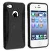 Hybrid Black Hard/TPU Skin Soft Cover Case+PRIVACY Protector for 
