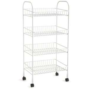  ClosetMaid 71611 4 Shelf Rolling Cart: Home & Kitchen