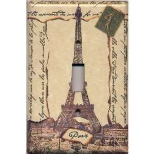  Decorative Switch Plate Cover with Eiffel Tower 