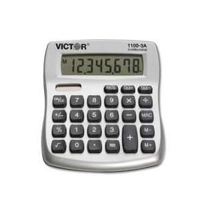 Victor Technologies : 8 Digit Display Calc.,Dual Power,4 1/4x5x1 1/8 