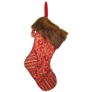   22 Attractive Christmas Holiday Stocking   Red 7751: Home & Kitchen