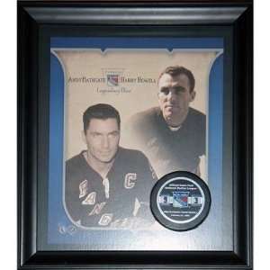  Andy Bathgate And Harry Howell Night Puck Holder (with 