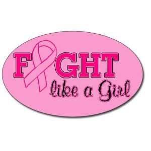  Breast Cancer Fight Like a Girl Car Decal / Sticker 