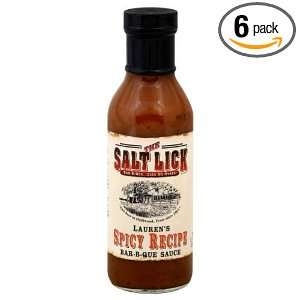  Salt Lick, Sauce Bbq Spicy Habanero, 12 OZ (Pack of 6 