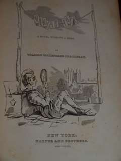 William Thackeray 1st EDITION Vanity Fair 1848 ILLUST.  