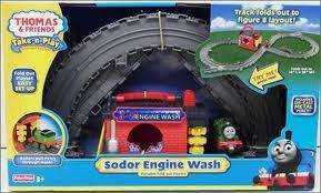 Thomas the Train Take n Play (Take Along): Sodor Engine Wash w/Percy 