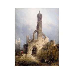     David Roberts   24 x 24 inches   The Ruins Of St Andrews Cathedral