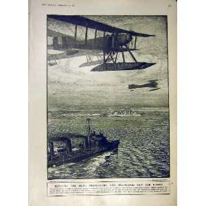  Hunting Germans Sea Plane Destroyer Sea Ww1 1918
