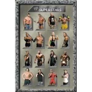  WWE/WWF Posters WWE   WWE Superstars (Green)   35.7x23.8 