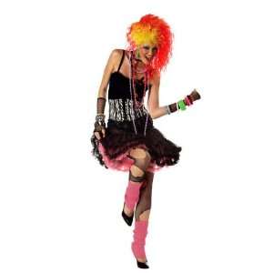  Costume Collections CC00972 SM Womens 80s Party Girl Costume 