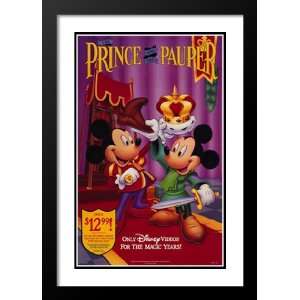 The Prince and the Pauper 32x45 Framed and Double Matted Movie Poster 