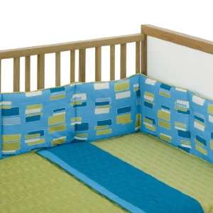  Nurseryworks Atomic Aqua Chock a block Crib Set Baby