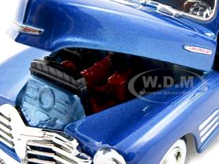 1948 CHEVROLET FLEETLINE AEROSEDAN BLUE 1:24 DIECAST MODEL CAR BY 