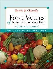 Bowes and Churchs Food Values of Portions Commonly Used, Nineteenth 