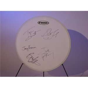  Aerosmith Autographed/Hand Signed Drumhead: Sports 