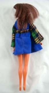 Vintage 1970s Durhams Charly Fashion Doll Brunette 11.25 Green Eyes 