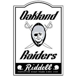  Raiders Riddell Nostalgic Metal Sign ( Raiders ) Sports 