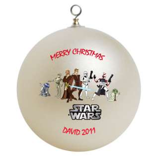 Personalized Star Wars Yoda Christmas Ornament Gift  