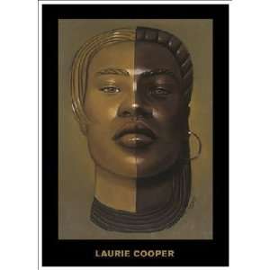   Mask #29 by Laurie Cooper   4 x 2 7/8 inches   Magnet
