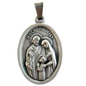   Holy Family   Pewter medal (2x1.5 cm 0.8x0.6): Arts, Crafts & Sewing