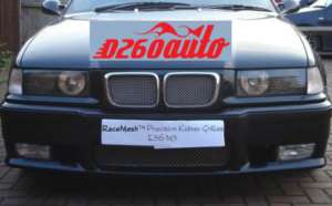 1992 1999 BMW E36 M3 Custom Race Mesh Billet Grille Set  