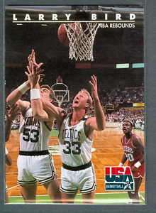 Larry Bird 1992 Skybox USA card #18 Celtics Dream Team  