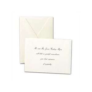   White Personalized Sympathy Acknowledgement Cards: Office Products