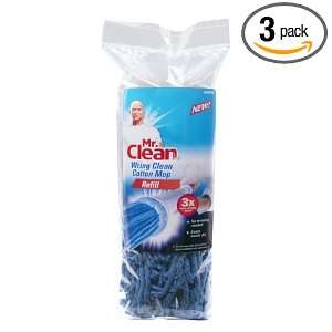  Mr. Clean Cotton Wring Clean Mop Refill (Pack of 3 