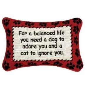   for a Balanced Life Pillow, 12 1/2 by 8 1/2 Inch: Home & Kitchen