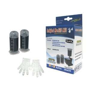 : Cartridge refill kit for HP 920/920XL PIGMENT Black ink cartridges 