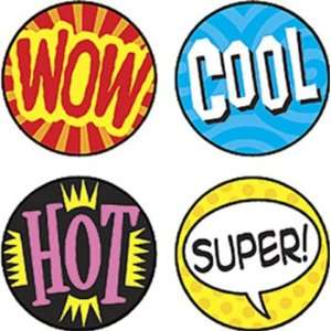   TREND ENTERPRISES INC. SUPERSPOTS STICKERS WOW WORDS 