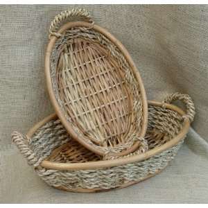  Woven Oval Baskets
