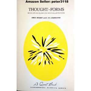  Thought Forms Annie / Leadbeater, C. W. Besant Books